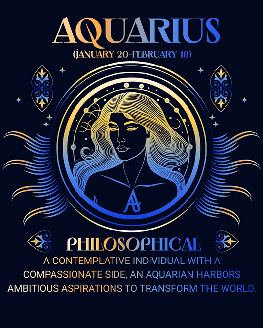 Aquarius / Zodiac Sign Tote Bag