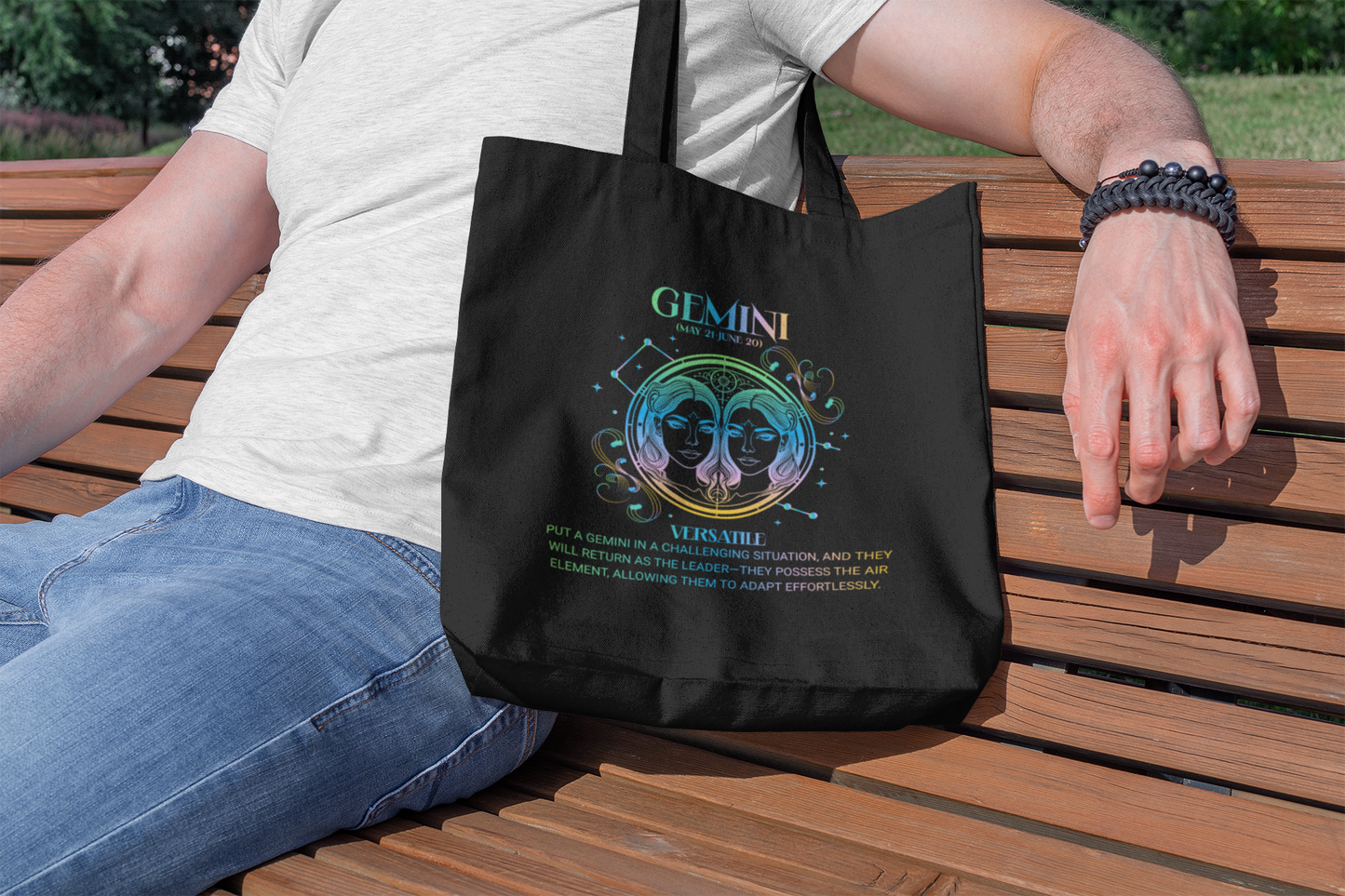 Gemini / Zodiac Sign Tote Bag