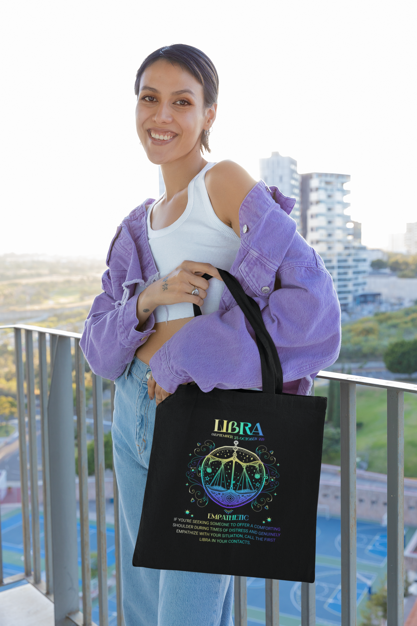 Libra / Zodiac Sign Tote Bag