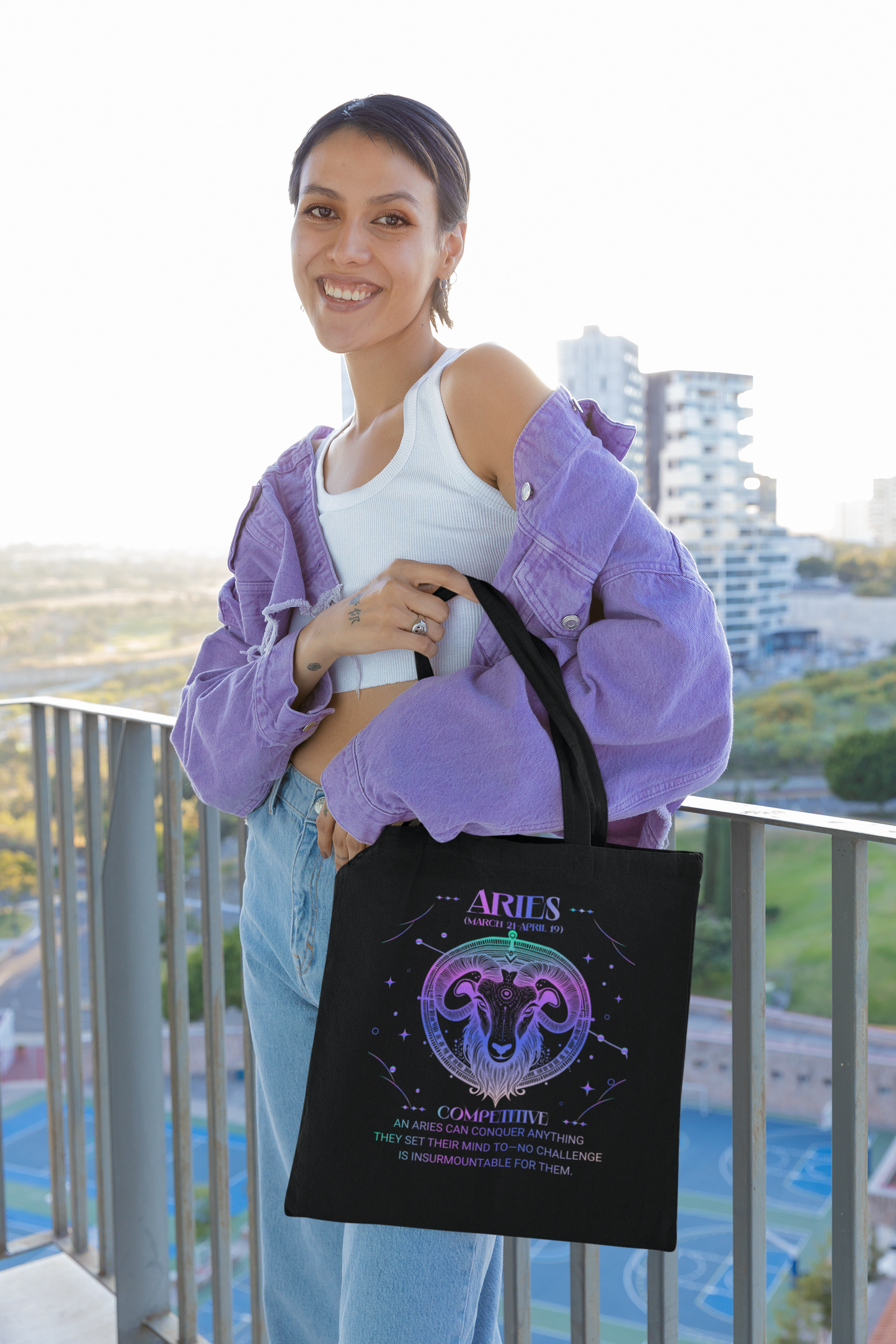 Aries / Zodiac Sign Tote Bag