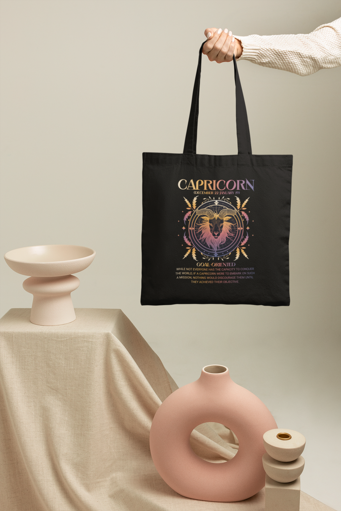 Capricorn / Zodiac Sign Tote Bag