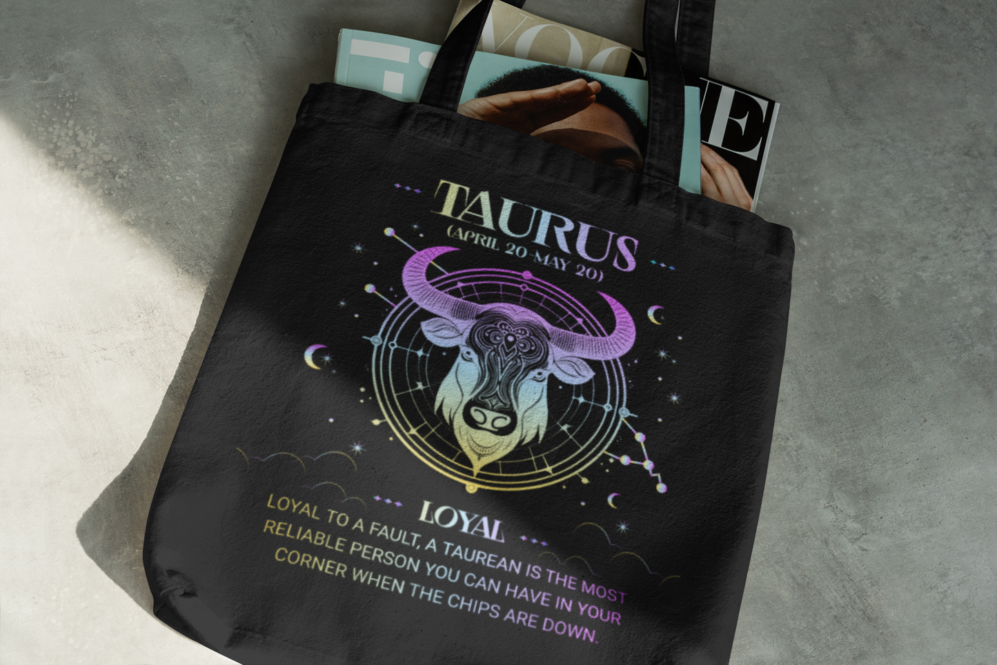 Taurus / Zodiac Sign Tote Bag