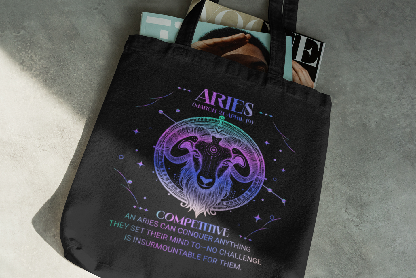Aries / Zodiac Sign Tote Bag