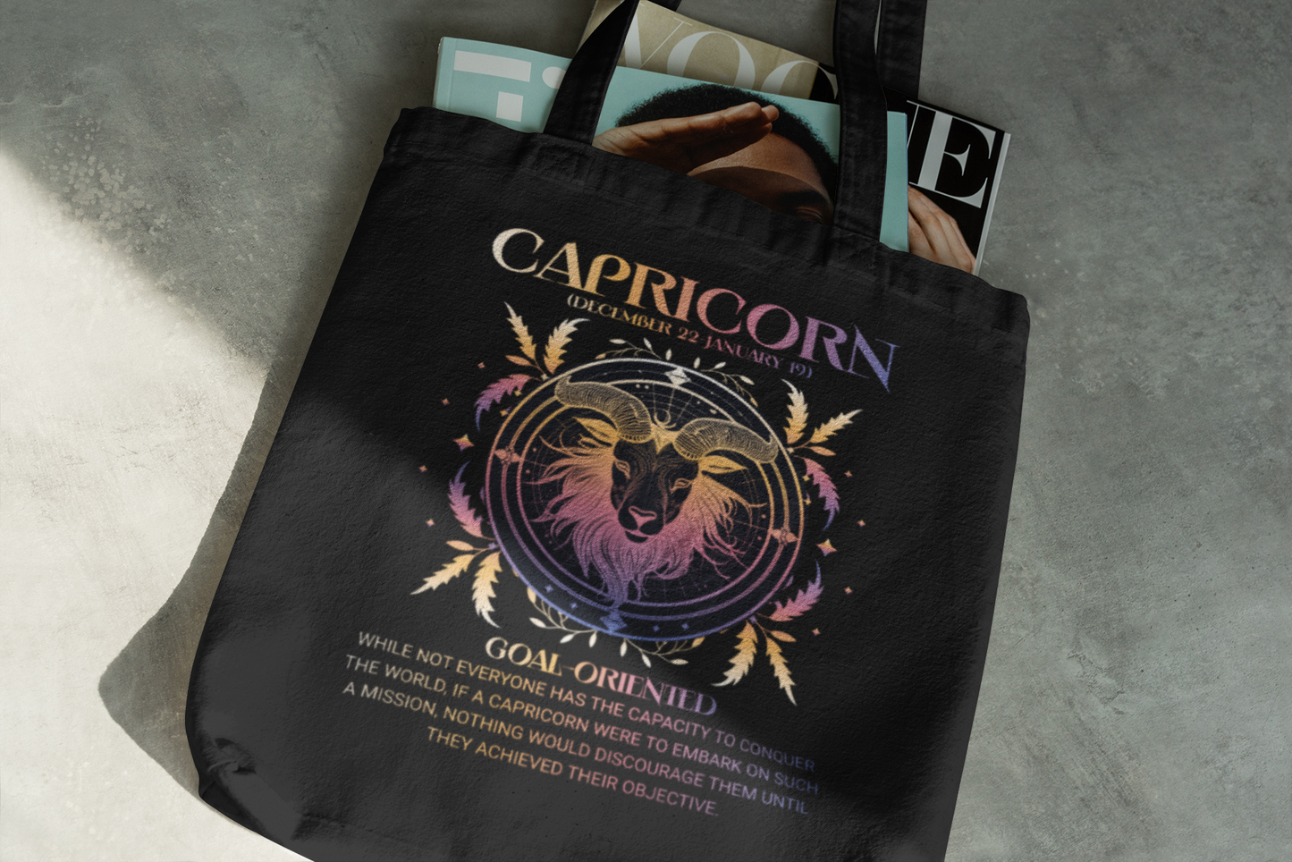 Capricorn / Zodiac Sign Tote Bag