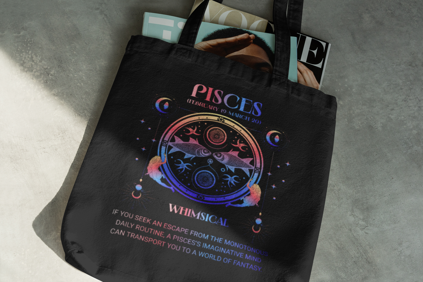 Pisces / Zodiac Sign Tote Bag