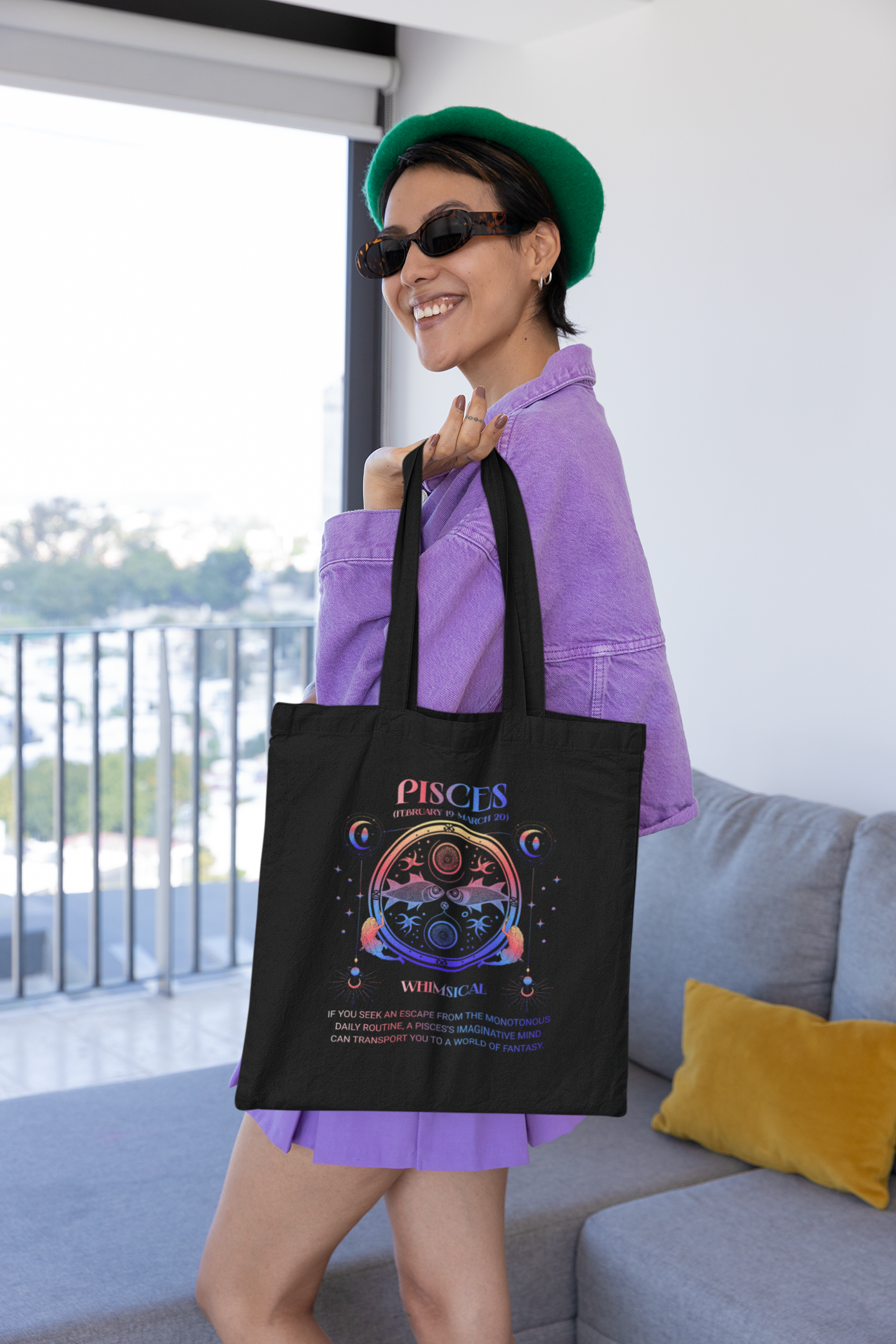 Pisces / Zodiac Sign Tote Bag