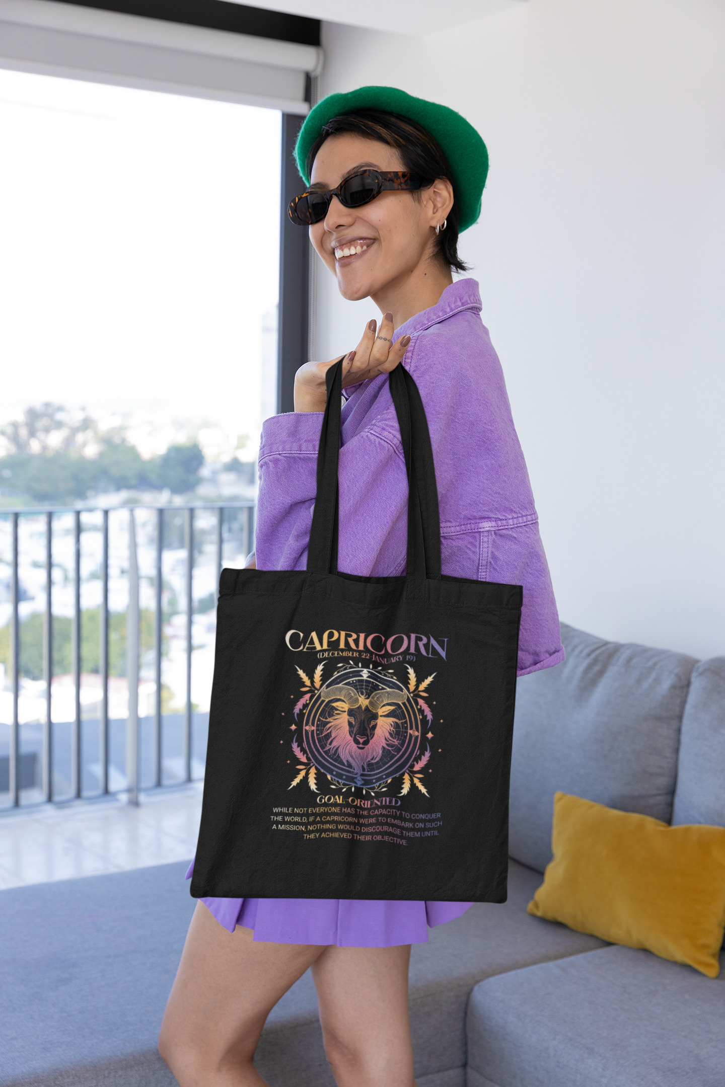 Capricorn / Zodiac Sign Tote Bag
